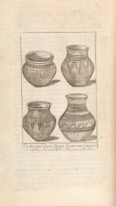 Urnes funéraires, illustration de Works par Thomas Brown, Londres 1686