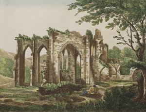 Abbaye de Furness, Lancashire, 1810 - English School