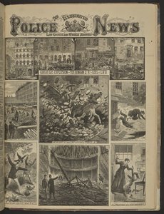 GREAT GAS EXPLOSION IN TOTTENHAM CT. LOSS OF LIFE", Illustrated Police News - English School
