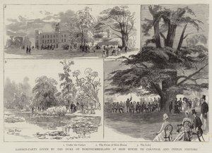 Garden-party donné par le duc de Northumberland à Sion House pour les visiteurs coloniaux et indiens - English School