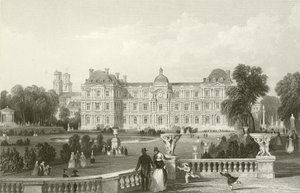 Jardin - Façade du Luxembourg - Paris - English School