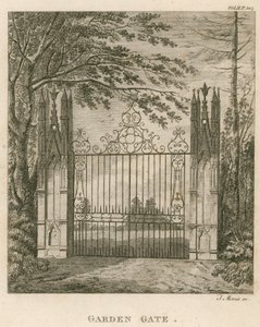 Porte de jardin à Strawberry Hill, Twickenham, Londres - English School