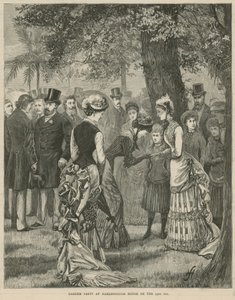 Garden-party à Marlborough House le 23 juillet 1883 - English School