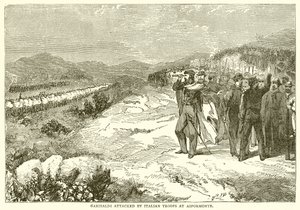 Garibaldi attaqué par les troupes italiennes à Aspromonte - English School