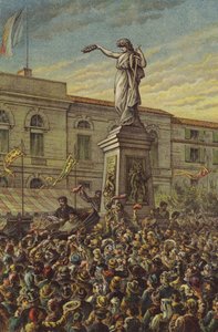 Garibaldi dévoilant le Mémorial de Mentana à Milan - English School