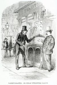 Garret-Master, ou fabricant de meubles bon marché, vers 1840 - English School