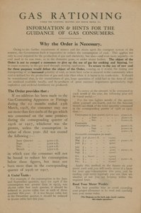Rationnement du gaz - English School