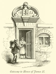 Porte de la maison de Jacques II - English School