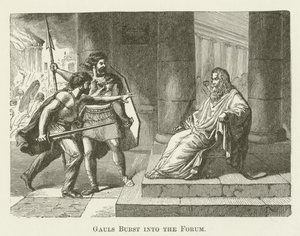Les Gaulois envahissent le Forum - English School