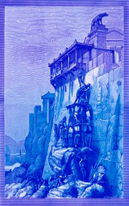 Les oies du Capitole, illustration de History of Rome par Victor Duruy, publiée en 1884 - English School