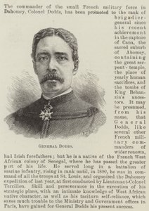 Général Dodds (gravure) - English School