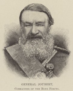 Le général Joubert, commandant des forces boers (gravure) - English School