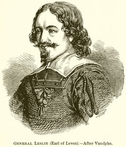 Général Leslie (Comte de Leven) - English School