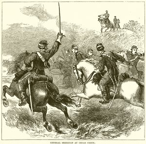 Général Sheridan à Cedar Creek - English School