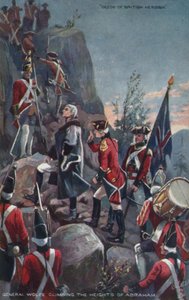 Le général Wolfe escaladant les Hauteurs d