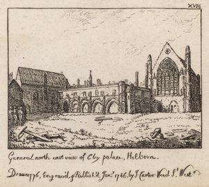 Vue générale nord-est du palais d