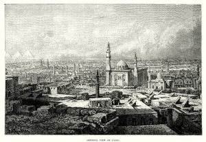 Vue générale du Caire (gravure) - English School