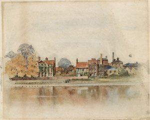 Vue générale de Chiswick Mall - English School