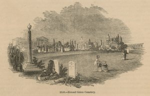 Vue générale du cimetière de Kensal Green
