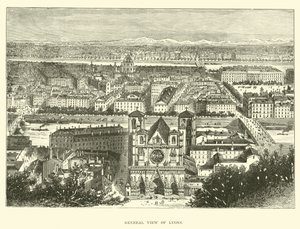 Vue générale de Lyon - English School