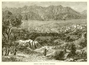 Vue générale de Sparte, restaurée