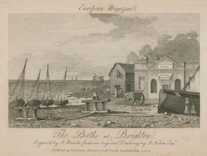 Vue générale des bains à Brighton
