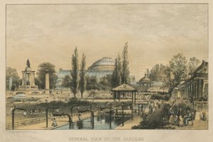 Vue générale des jardins horticoles - English School