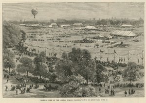 Vue générale de la fête des écoliers de Londres à Hyde Park