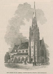 Vue générale de la nouvelle église de Saint Gabriel - English School