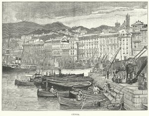 Gênes (gravure) - English School