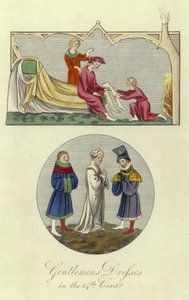 Vêtements des gentilshommes au XIVe siècle - English School
