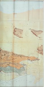 Carte géologique du désert de Cutch, 1870