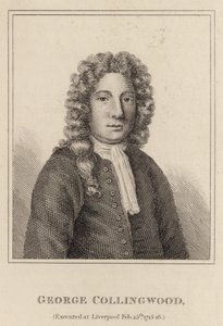 George Collingwood, exécuté à Liverpool le 25 février 1715-16 - English School