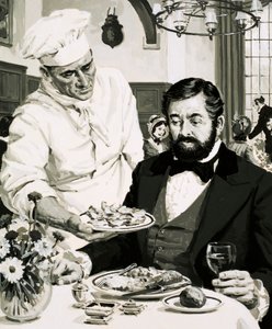 George Crum, inventeur de la chips, présente sa création - English School