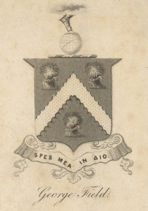 George Field, ex-libris armorial, de 