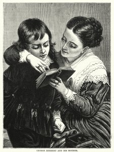 George Herbert et sa mère - English School