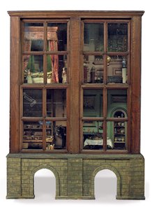 Maison de poupée à quatre pièces George II, c.1750 - English School