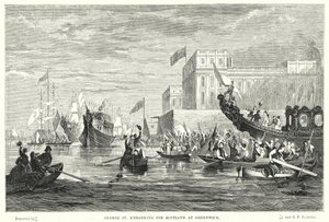 George IV embarquant pour l