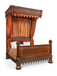 Lit à baldaquin de George IV, vers 1830