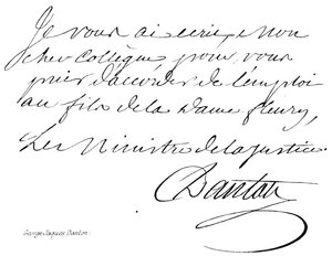 Georges Jacques Danton - English School