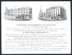 George Richmond Collis & Co, carte de visite - English School