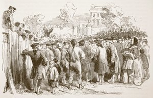 George Whitefield prêchant (illustration de Cassells Illustrated History of England)