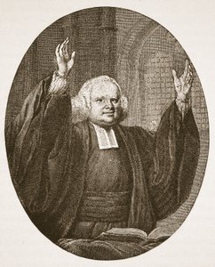 George Whitefield, illustration de The Church of England: A History for the People par H.D.M. Spence-Jones - English School