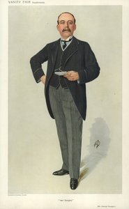 George Younger, Ayr Burghs, 6 janvier 1910, caricature de Vanity Fair - English School