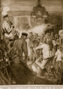 Kultur allemande en excelsis : Royal Irish Rifles à la rescousse, 1914-19 - English School