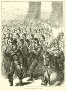 Troupes allemandes entrant à Paris, mars 1871 - English School