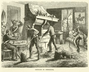 Les Allemands en possession, septembre 1870 - English School