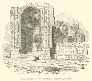 Mosquée de Ghazan Khan à Tabriz (gravure)