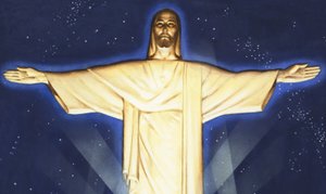 Figure géante du Christ