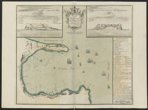 Baie de Gibraltar (Vue ouest et est de G. Hill.) Par C. Price - English School